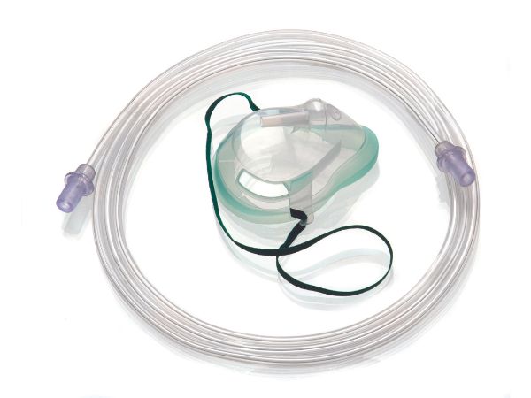 Intersurgical EcoLite™儿童中浓度氧气面罩（不含PVC），2.1米